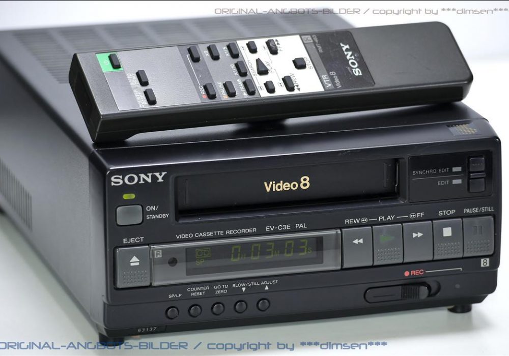 索尼 SONY EV-C3L Video 8 录像机