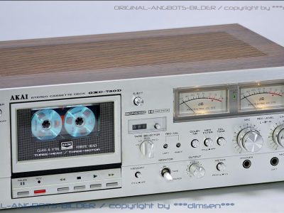 雅佳 AKAI GXC-750D 双表头古典卡座