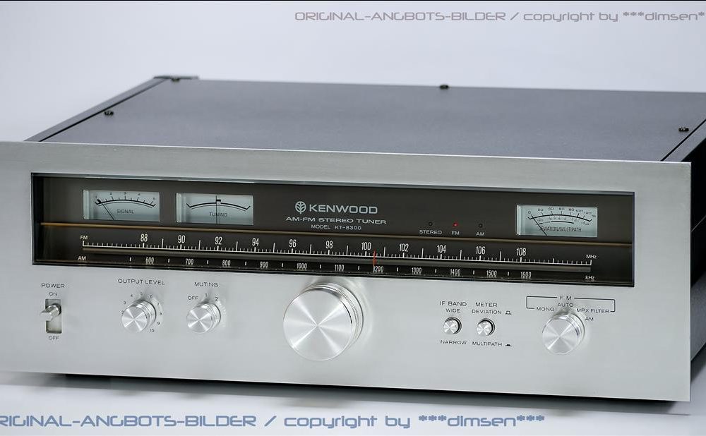 建伍 KENWOOD KT-8300 FM/AM 古典立体声收音头