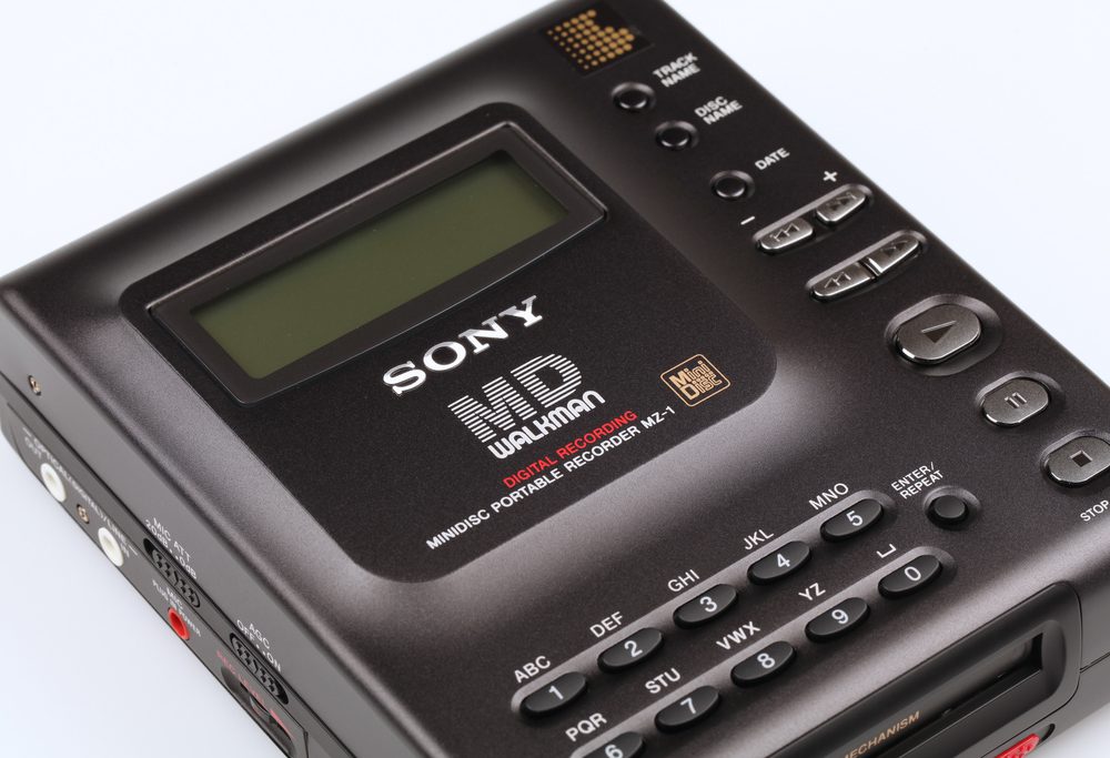 索尼 SONY MZ1 MD 随身听 (1992) Lark Club