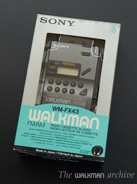 索尼 SONY WM-FX43 随身听