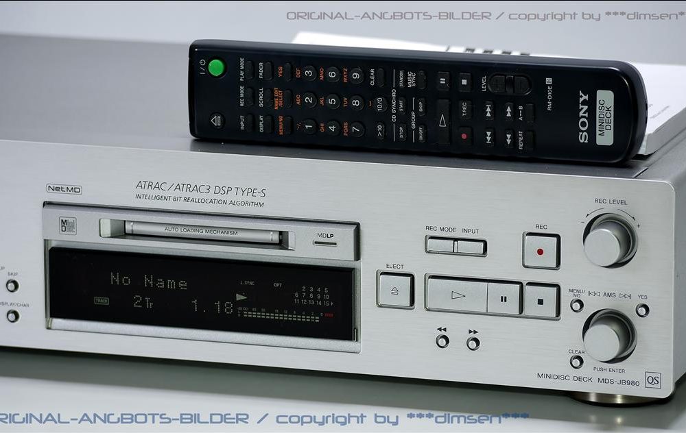 索尼 SONY MDS-JB980 Net-MD 播放机