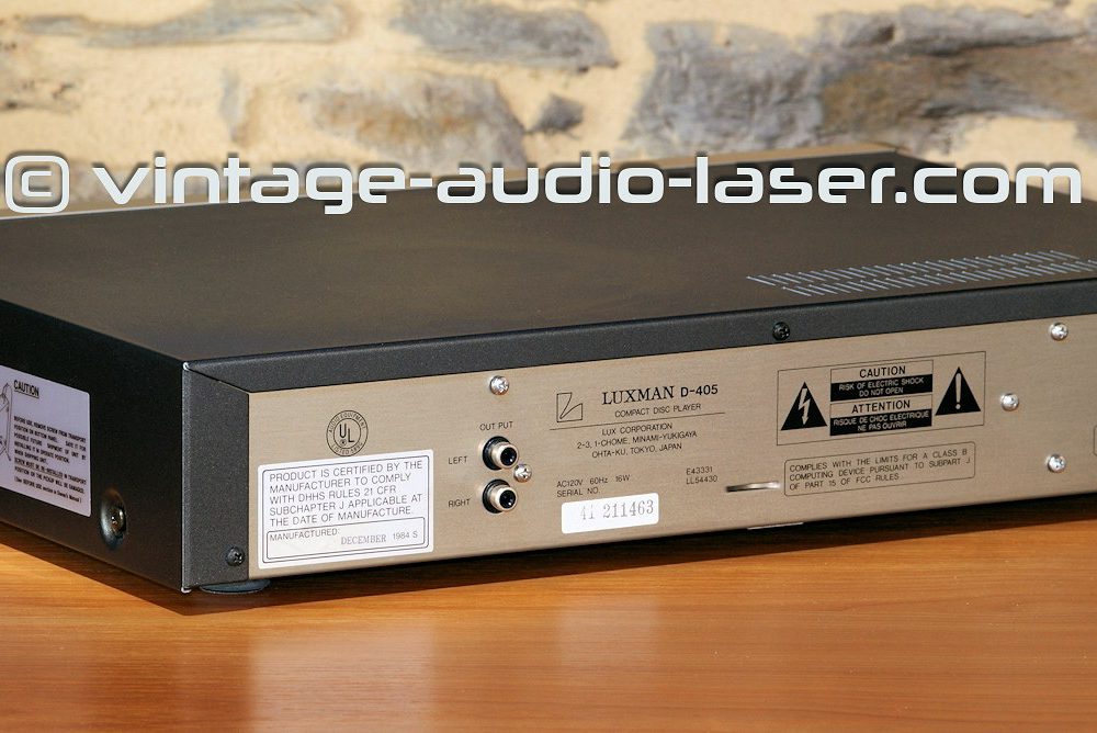 LUXMAN D-405 CD播放机