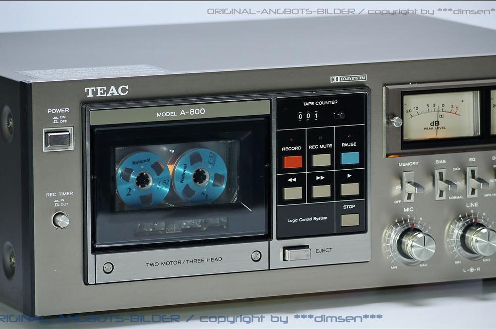 TEAC A-800 双表头古典卡座