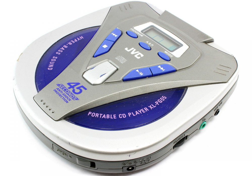 JVC XL-PG55 便携 CD Player Hyper-BASS Sound Anti-Shock Protection EX
