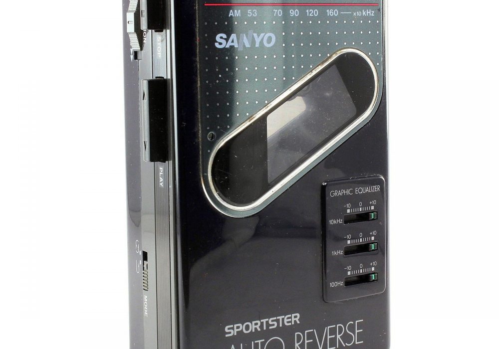 SANYO Sportster MGR87 便携 磁带播放机 with AM/FM Radio For Parts or Rep