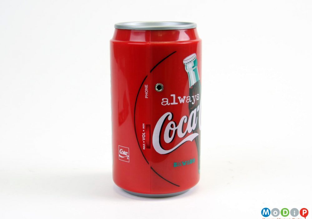 Coca-cola can radio