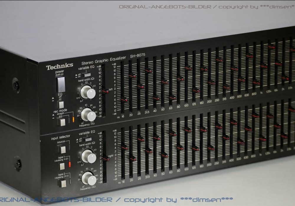 松下 Technics SH-8075 33段图形均衡器