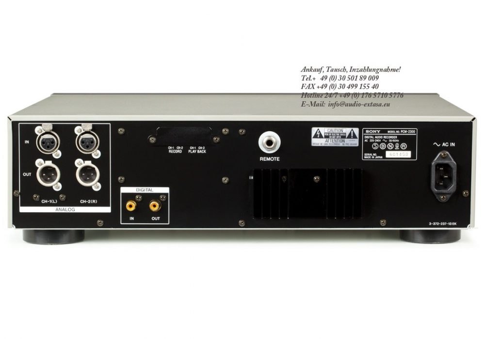 索尼 SONY PCM 2300 DAT 录音机