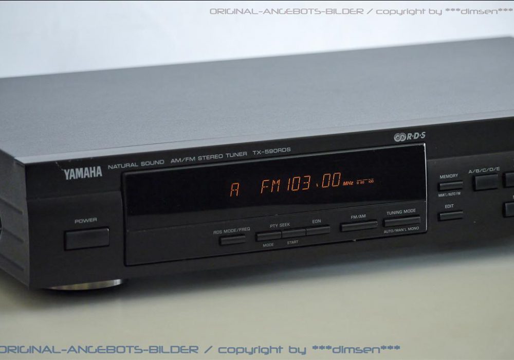 雅马哈 YAMAHA TX-590RDS AM/FM 数字调谐收音头