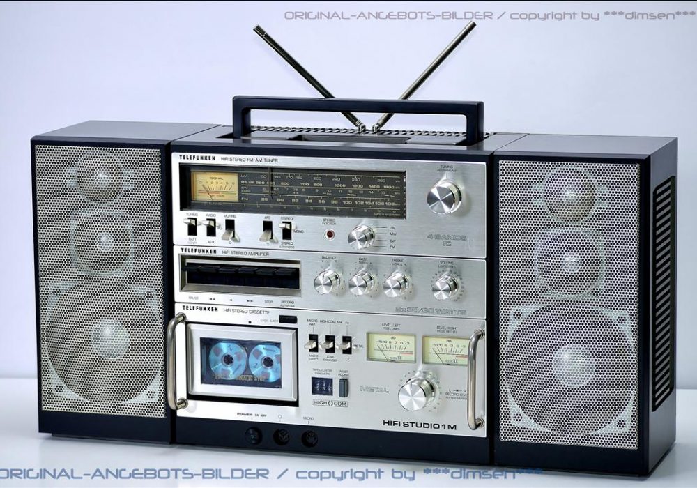 德律风根 Telefunken HIFI STUDIO 1M 大型组合式收录机
