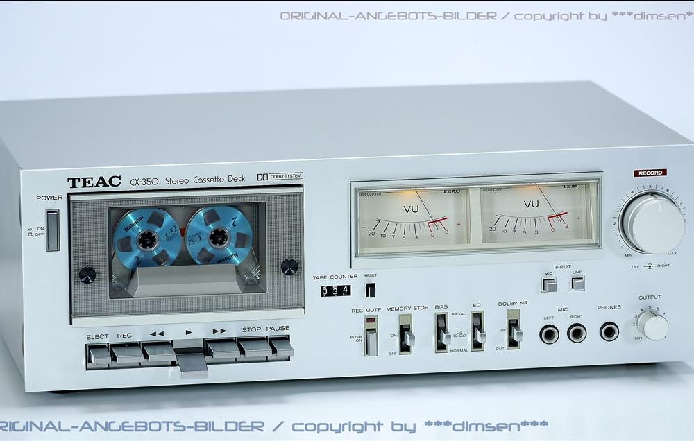 TEAC CX-350 双表头古典卡座