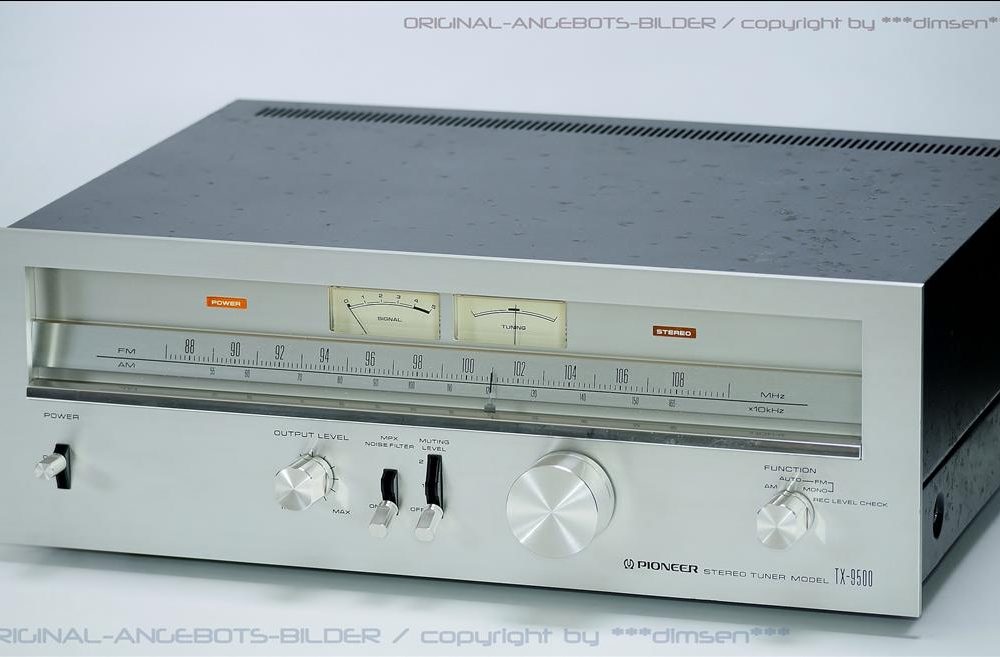 先锋 PIONEER TX-9500 双表头立体声收音头