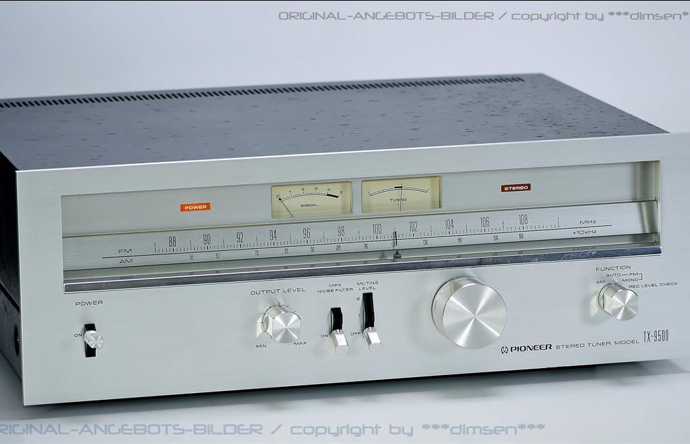 先锋 PIONEER TX-9500 双表头立体声收音头