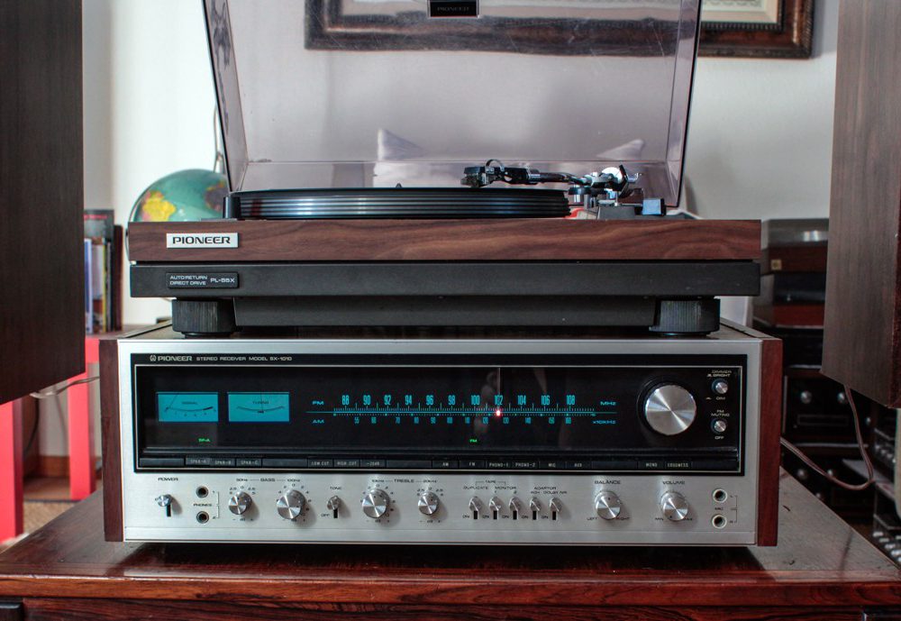 先锋 PIONEER SX-1010 收音头 + PIONEER PL-55X 黑胶唱机