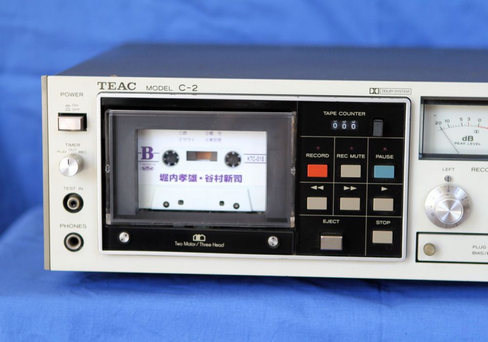 TEAC C-2 双表三磁头卡座
