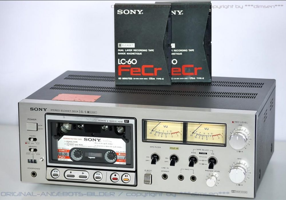 索尼 SONY EL-5 高级Elcaset磁带卡座