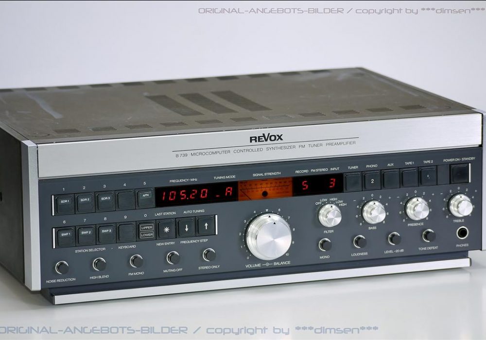 REVOX B739 FM 立体声收音头+前级放大器