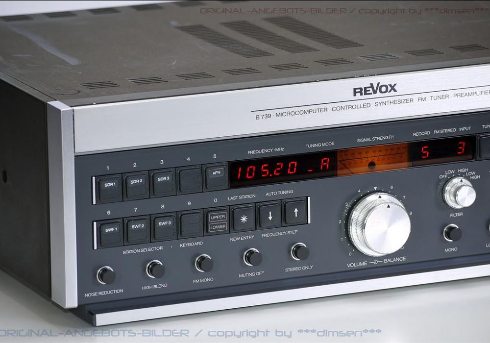 REVOX B739 FM 立体声收音头+前级放大器
