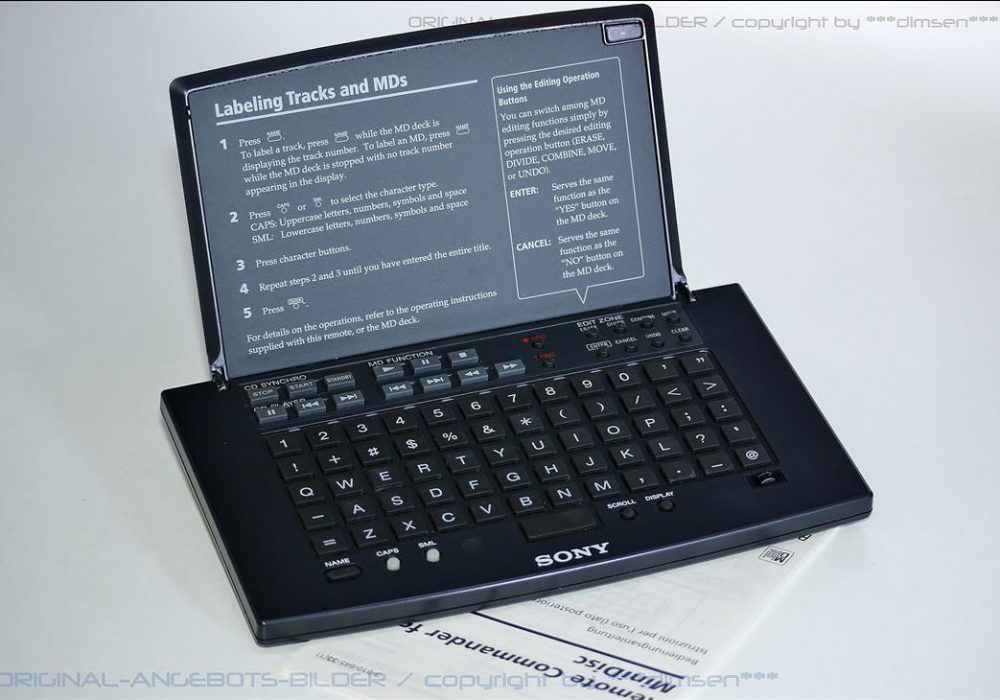 索尼 SONY RM-D11P 全键盘遥控器