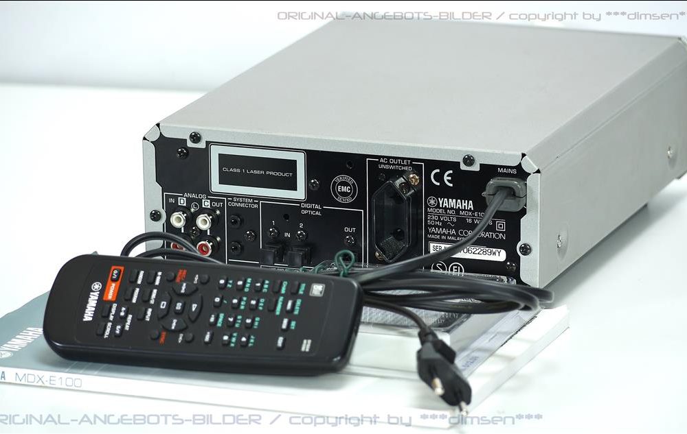 雅马哈 YAMAHA MDX-E100 桌面音响MD播放机