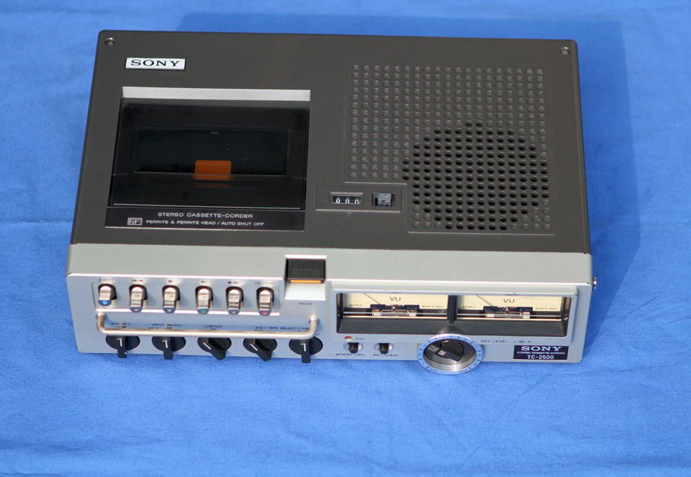 索尼 SONY TC-2500 磁带机 背包机