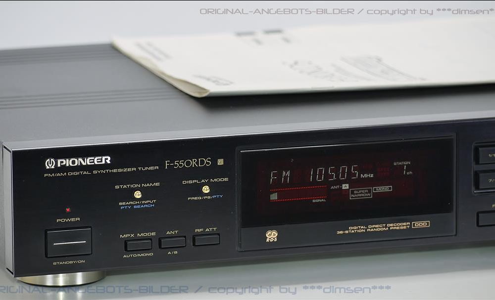 先锋 PIONEER F-550RDS FM/AM 数字调谐收音头