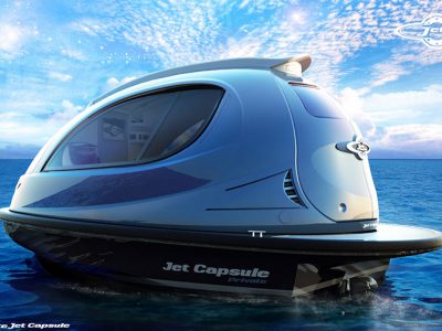 jet capsule water boats proposes private + taxi versions