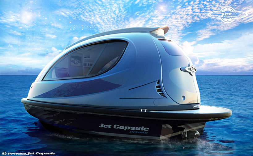 jet capsule water boats proposes private + taxi versions