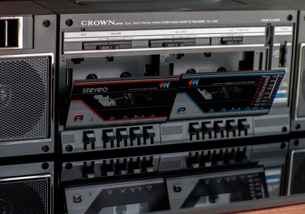 CROWN CS-2200 双卡收录机