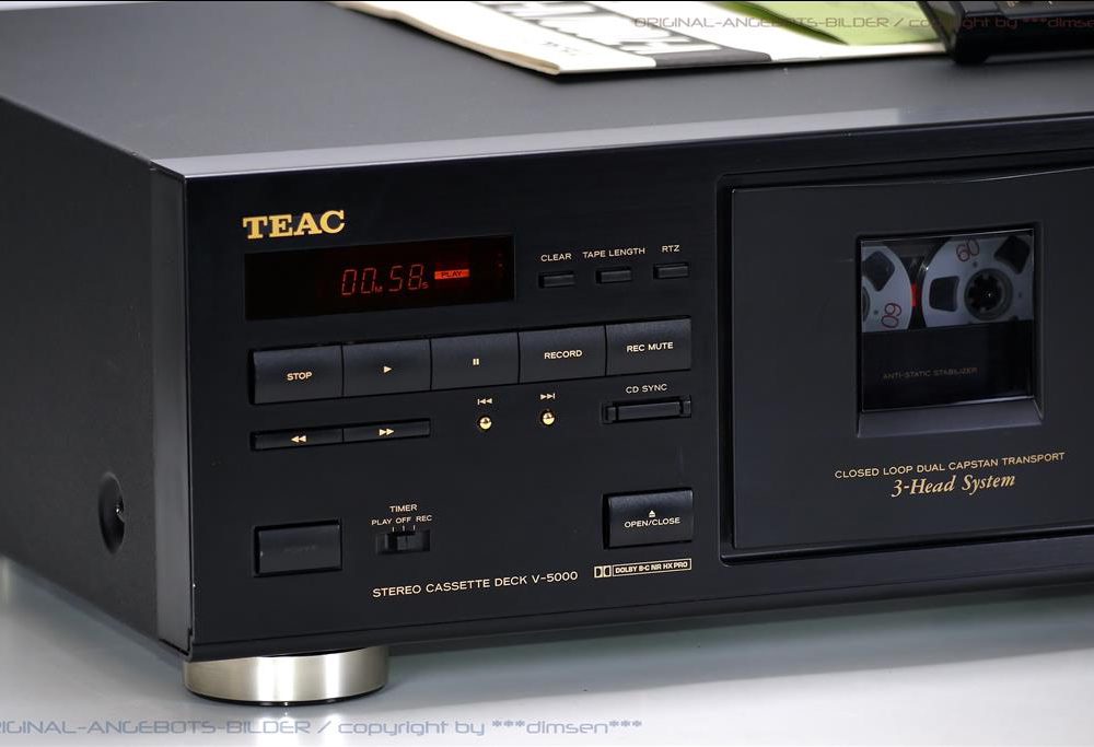 TEAC V-5000 三磁头卡座