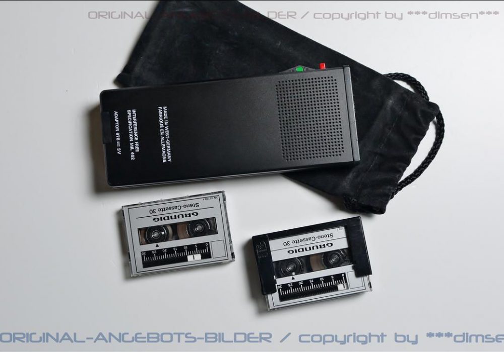 根德 GRUNDIG 2070 微型磁带录音机 采访机
