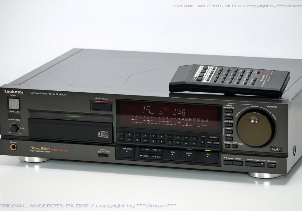 松下 Technics SL-P770 高级CD唱机