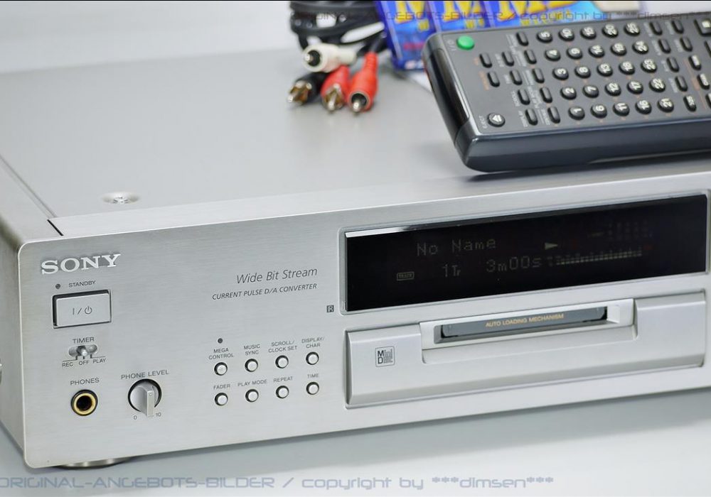 银色索尼 SONY MDS-JB920 MD 播放机