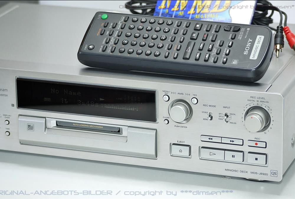 银色索尼 SONY MDS-JB920 MD 播放机