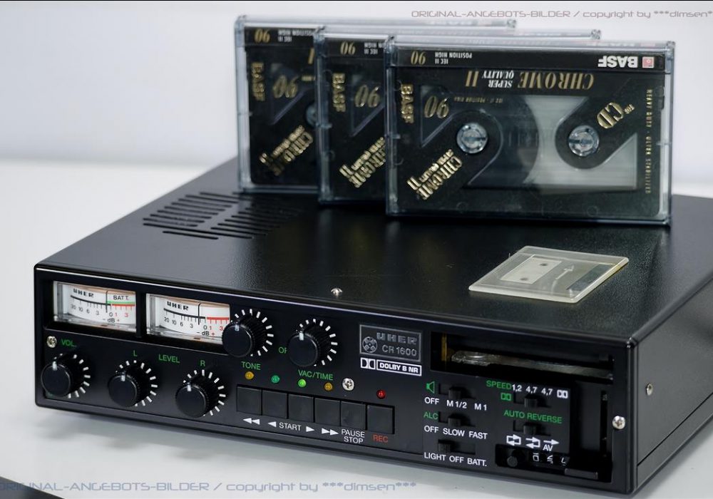 UHER CR-1600 双表头磁带小卡座 (1)