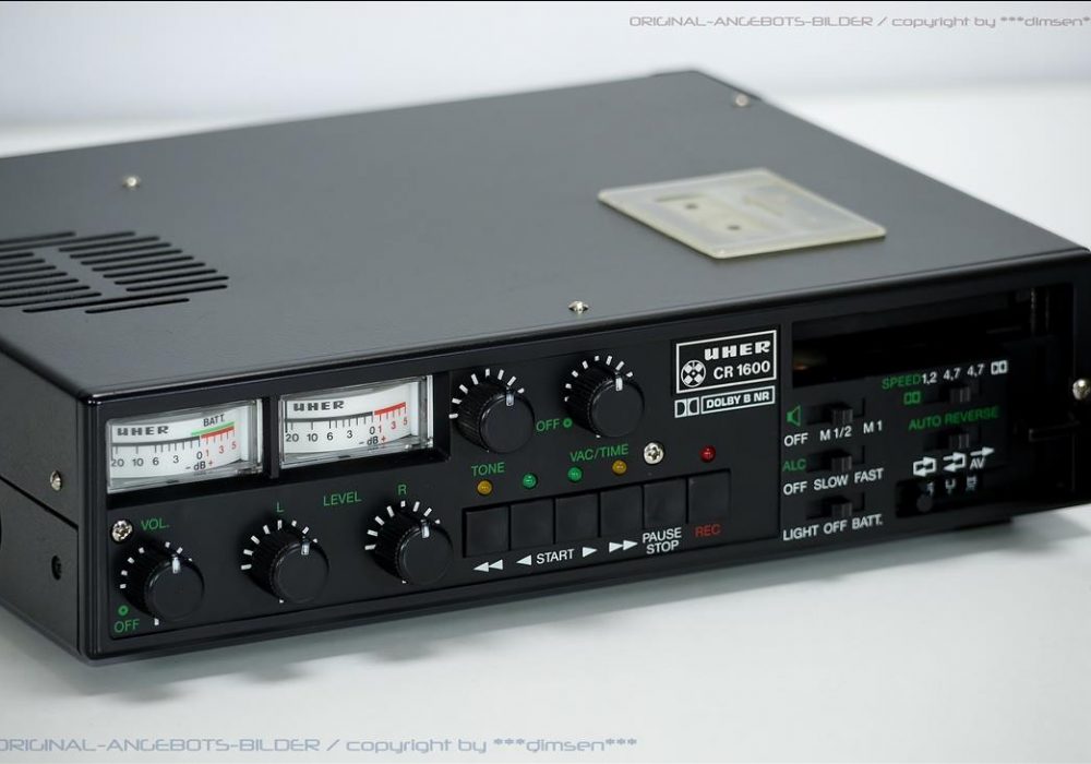 UHER CR-1600 双表头磁带小卡座 (1)