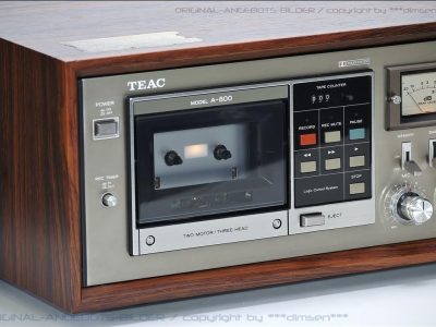 TEAC A-800 三磁头双表古典卡座