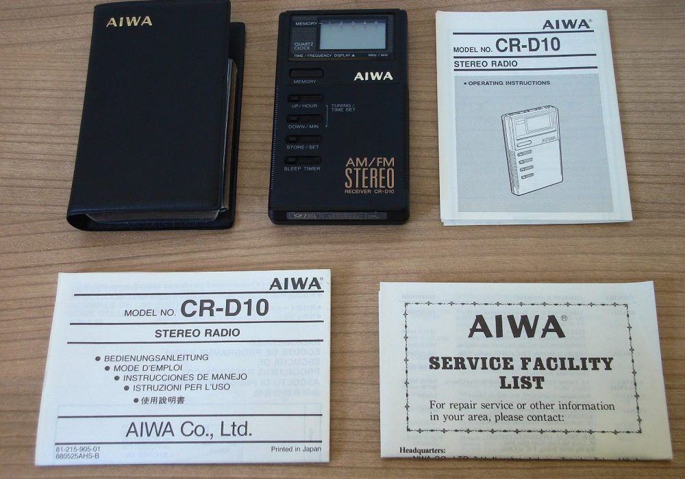 爱华 AIWA CR-D10 AM/FM 收音机随身听