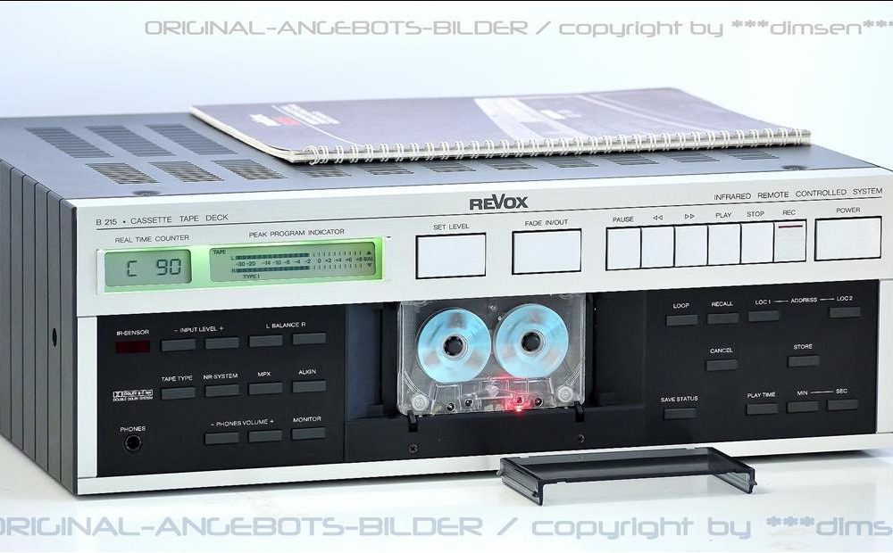 REVOX B215 mkII 专业级磁带卡座