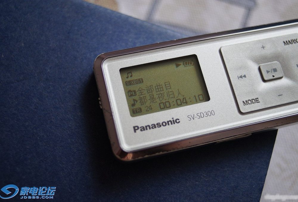 松下 Panasonic SV-SD300 MP3播放器