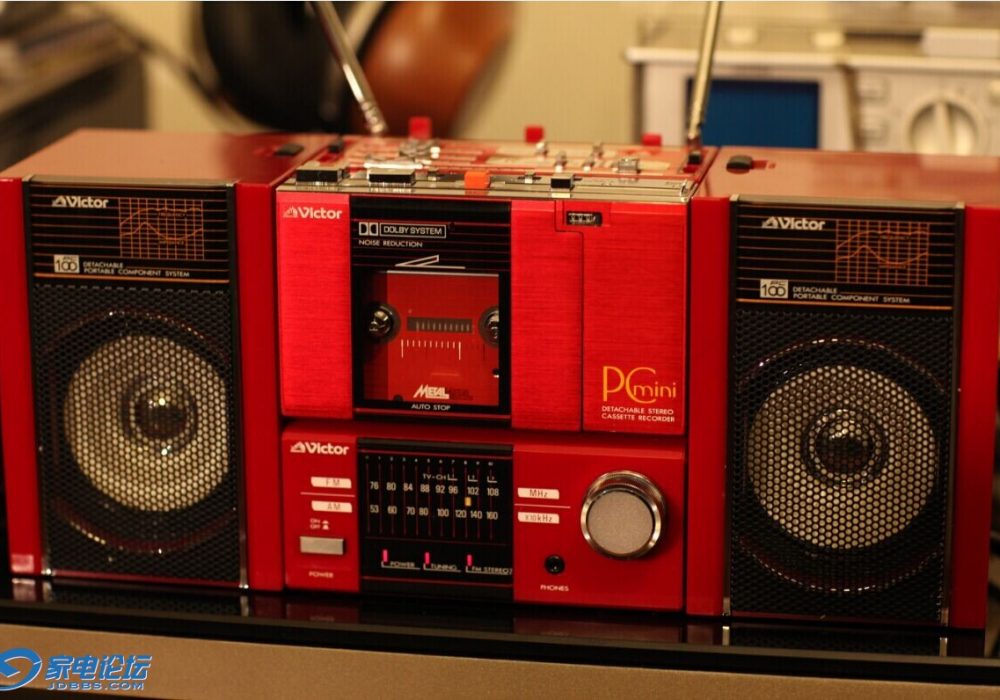 VICTOR PC-100 收录机，迷你音响