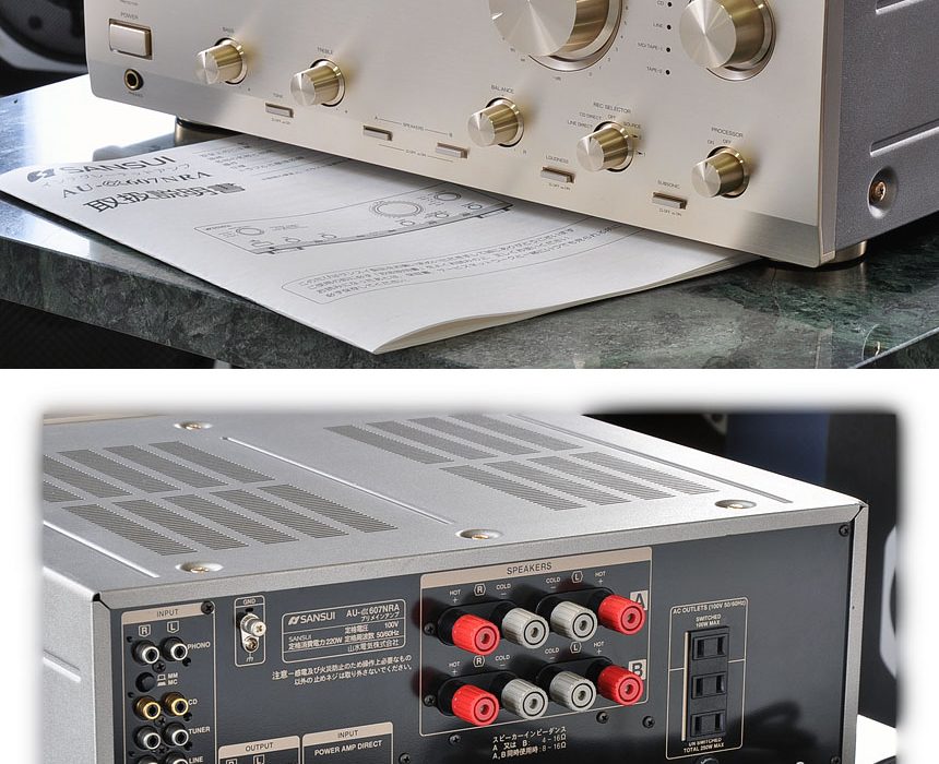 山水 SANSUI AU-α607NRA 合并式功率放大器