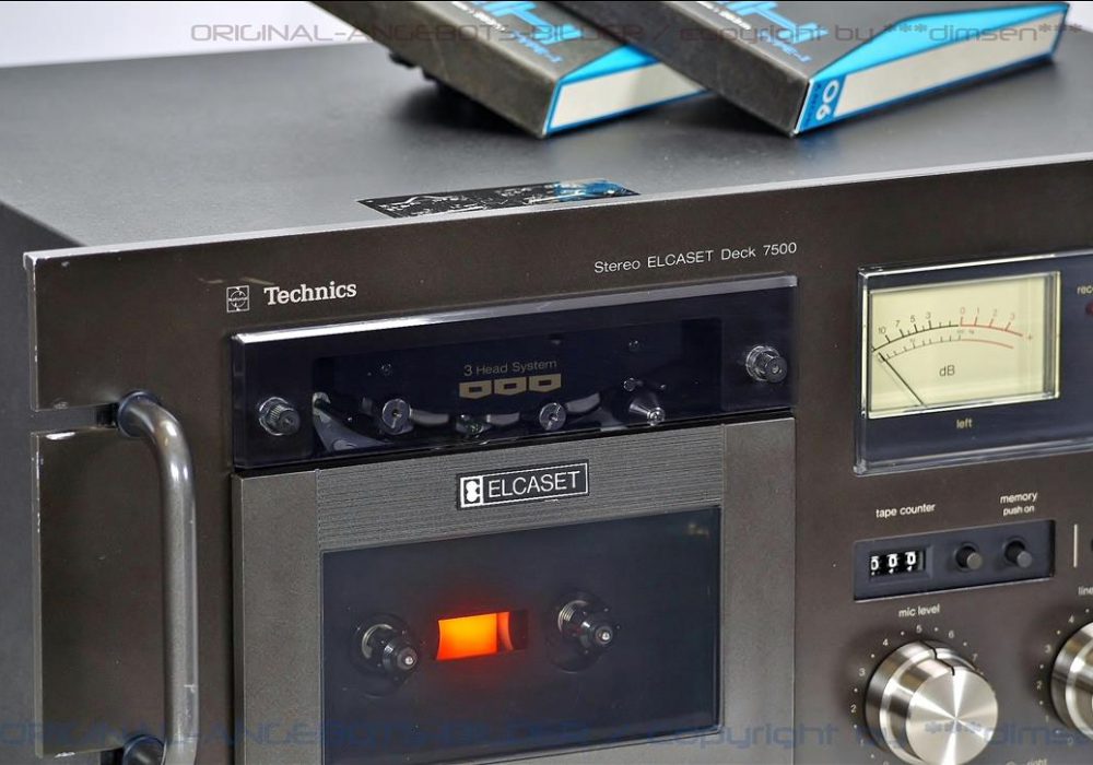 松下 Technics RS-7500US 双表头ELCASET卡座