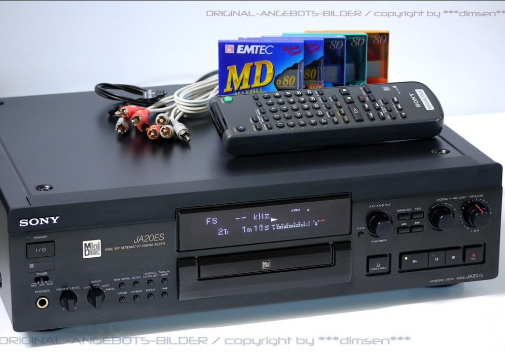 索尼 SONY MDS-JA20ES High-End MD播放机