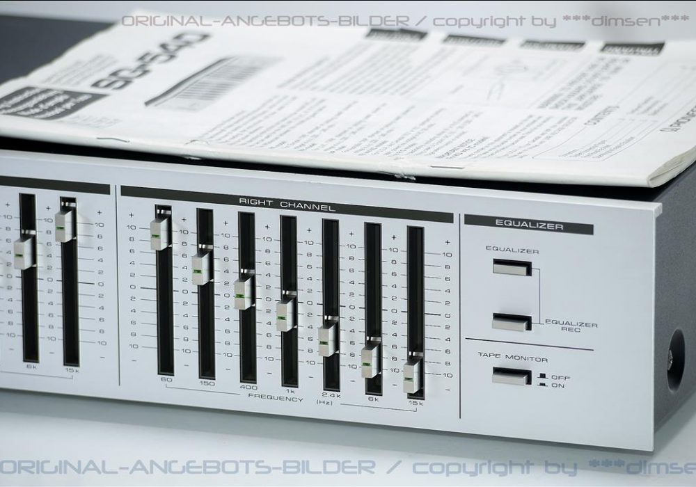 先锋 PIONEER SG-540 图形均衡器