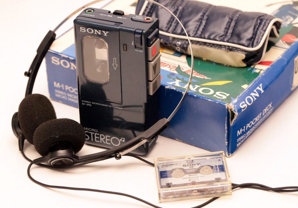 索尼 SONY M-1 Pocket Deck 微型磁带立体声录音机 随身听