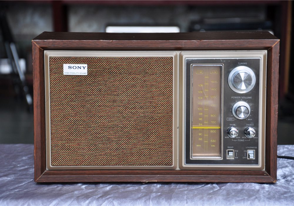索尼 SONY ICF-9550W 古董 台式收音机