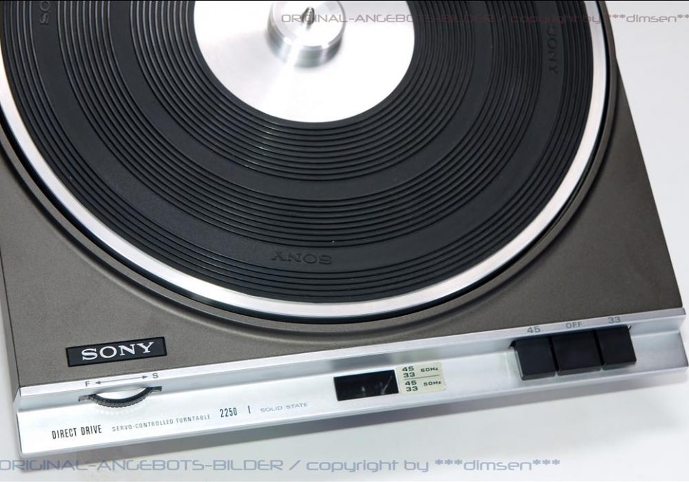 索尼 SONY TTS-2250 High-End 黑胶唱机主机