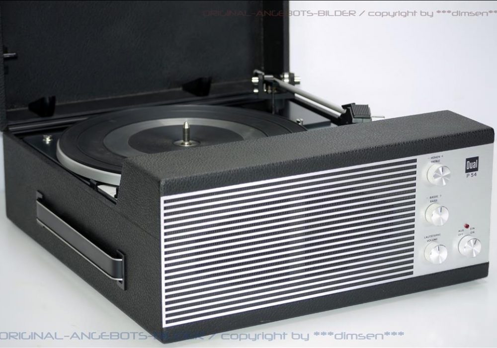 DUAL P54 古董黑胶唱机 电唱机